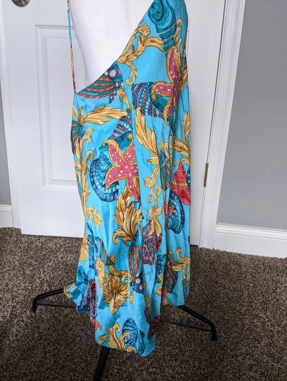 Vintage Victoria's Secret Silk Nightgown/Panties Set L - Picture 5 of 16
